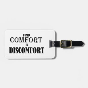 Behaglichkeit finden gepäckanhänger