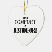 Behaglichkeit finden keramikornament (Links)