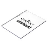 Behaglichkeit finden notizblock (Linke Seite)