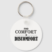 Behaglichkeit finden schlüsselanhänger (Vorderseite)