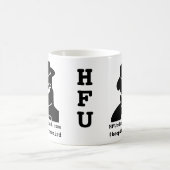 Behalt 43 Meter komische HFUnderground-Tasse Kaffeetasse (Mittel)