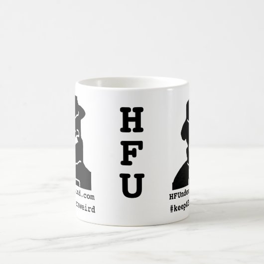Behalt 43 Meter komische HFUnderground-Tasse Kaffeetasse (Mittel)