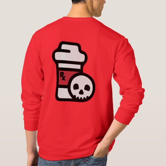 "Behalt Abortion Out" Langschläfer T-Shirt StoppAb (Rückseite)