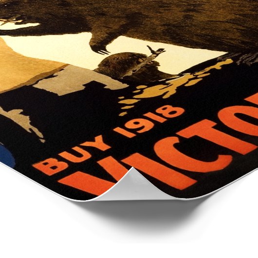 Behalt allen Kanadiern beschäftigt - Biber WW1 Pro Poster (Ecke)