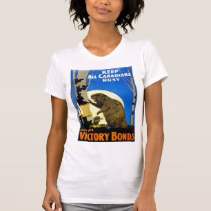 Behalt allen Kanadiern beschäftigt T-Shirt
