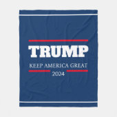 Behalt America Great 2024 Vote Fleecedecke (Vorderseite)