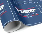 Behalt America Great 2024 Vote Geschenkpapier (Rolleneckpunkt)