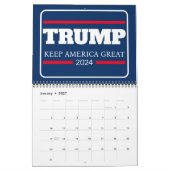 Behalt America Great 2024 Vote Kalender (Jan 2027)