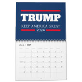 Behalt America Great 2024 Vote Kalender (Mär 2027)