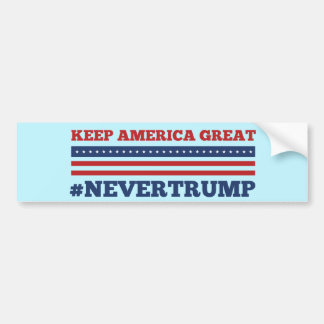 Behalt America Great #Never Trump Autoaufkleber
