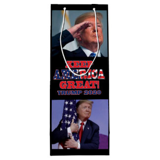 Behalt America Great Trump 2020 Geschenktüte Für Weinflaschen