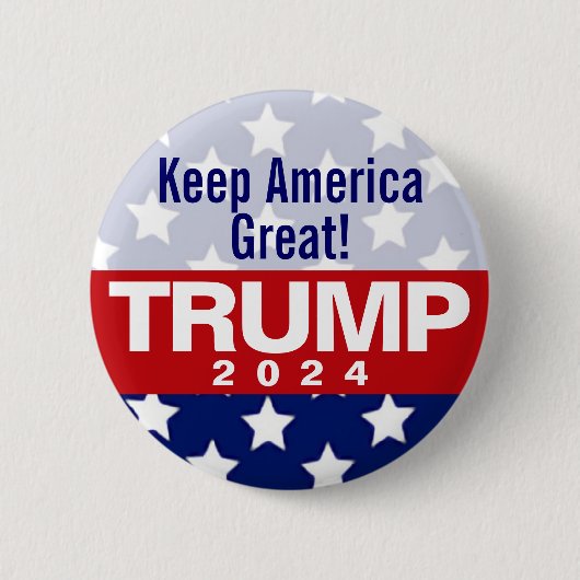 Behalt America Great Trump 2024 Button (Vorderseite)