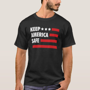 Behalt America Safe 4. Juli "Amerika Indepen T-Shirt