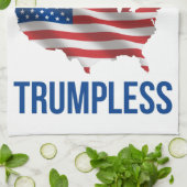Behalt America Trumpless V Geschirrtuch (Gefaltet)