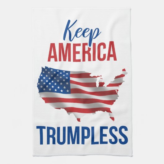 Behalt America Trumpless V Geschirrtuch (Vertikal)