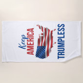 Behalt America Trumpless V Strandtuch (Vorderseite)
