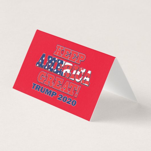 Behalt Amerika Großer Trump 2020 (Vorderseite)