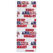 Behalt Amerika Großer Trump 2020 Geschenktüte Für Weinflaschen (Vorderseite)