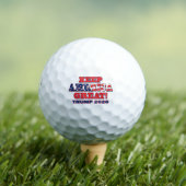 Behalt Amerika Großer Trump 2020 Golfball (Insitu T-Shirt)