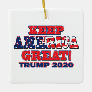 Behalt Amerika Großer Trump 2020 Keramikornament