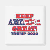 Behalt Amerika Großer Trump 2020 Magnet (Vorne)