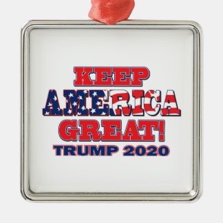 Behalt Amerika Großer Trump 2020 Ornament Aus Metall