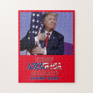 Behalt Amerika Großer Trump 2020 Puzzle