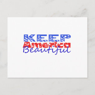 Behalt Amerika schön Postkarte