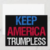 Behalt Amerika - Trumpf I Einladung (Vorne/Hinten)