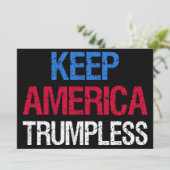 Behalt Amerika - Trumpf I Einladung (Stehend Vorderseite)