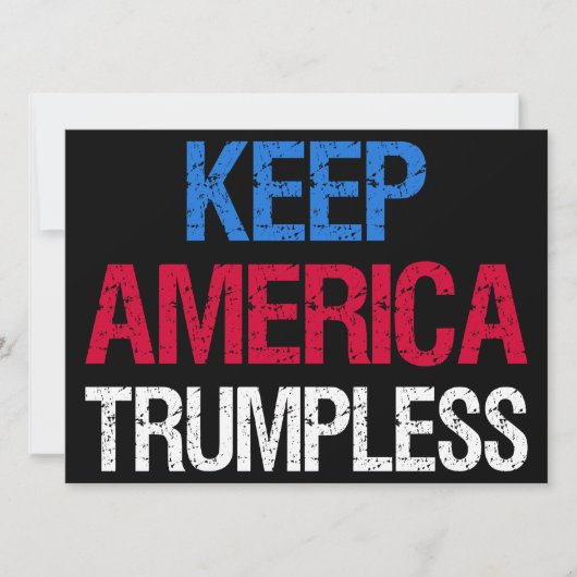 Behalt Amerika - Trumpf I Einladung (Vorderseite)