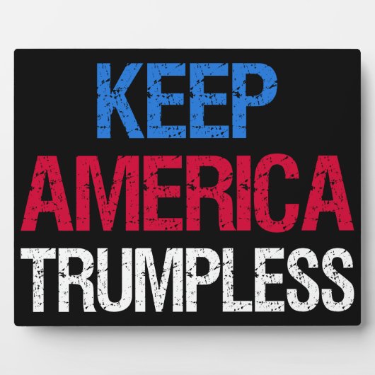 Behalt Amerika - Trumpf I Fotoplatte (Vorderseite)