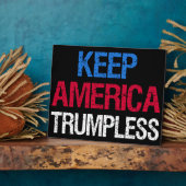 Behalt Amerika - Trumpf I Fotoplatte (Seite)