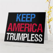 Behalt Amerika - Trumpf I Karte (Gelbe Blume)