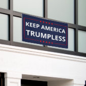 Behalt Amerika - Trumpf VI Banner (Äußeres Gebäude)