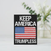Behalt Amerika: Trumpless III Einladung (Stehend Vorderseite)