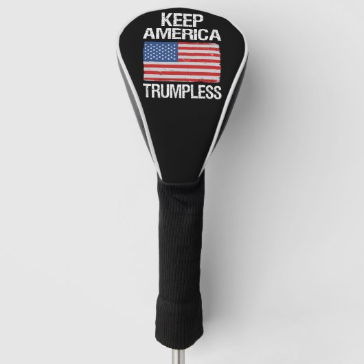 Behalt Amerika: Trumpless III Golf Headcover (Vorderseite)