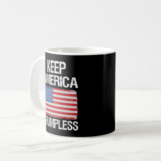 Behalt Amerika: Trumpless III Kaffeetasse (Vorderseite Links)