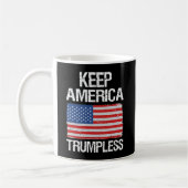 Behalt Amerika: Trumpless III Kaffeetasse (Links)