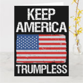 Behalt Amerika: Trumpless III Karte (Gelbe Blume)