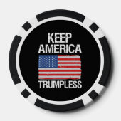 Behalt Amerika: Trumpless III Pokerchips (Rückseite)