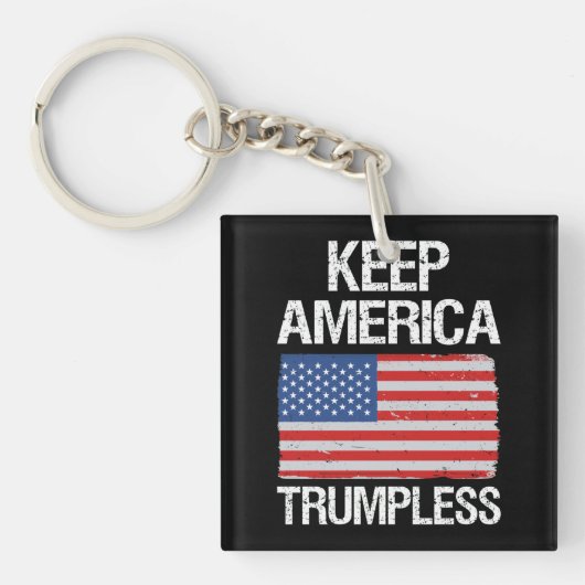 Behalt Amerika: Trumpless III Schlüsselanhänger (Vorderseite)