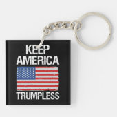 Behalt Amerika: Trumpless III Schlüsselanhänger (Rückseite)