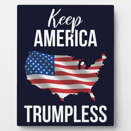 Behalt Amerika - Trumpless IV Fotoplatte (Vorderseite)