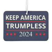 Behalt Amerika: Trumpless VII Autolufterfrischer (Rückseite)