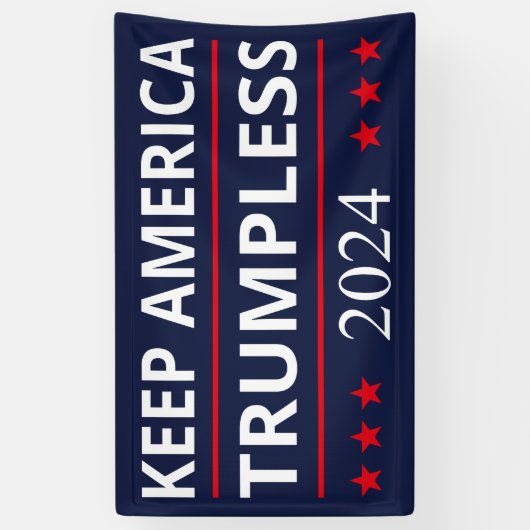 Behalt Amerika: Trumpless VII Banner (Vertikal)