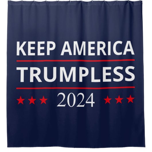Behalt Amerika: Trumpless VII Duschvorhang (Vorderseite)