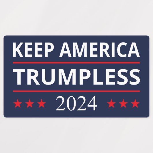 Behalt Amerika: Trumpless VII Etiketten (Design 1)