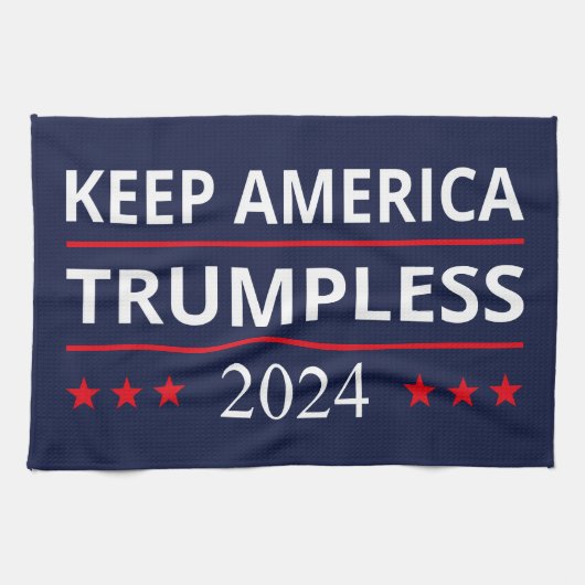 Behalt Amerika: Trumpless VII Geschirrtuch (Horizontal)