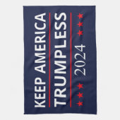 Behalt Amerika: Trumpless VII Geschirrtuch (Vertikal)